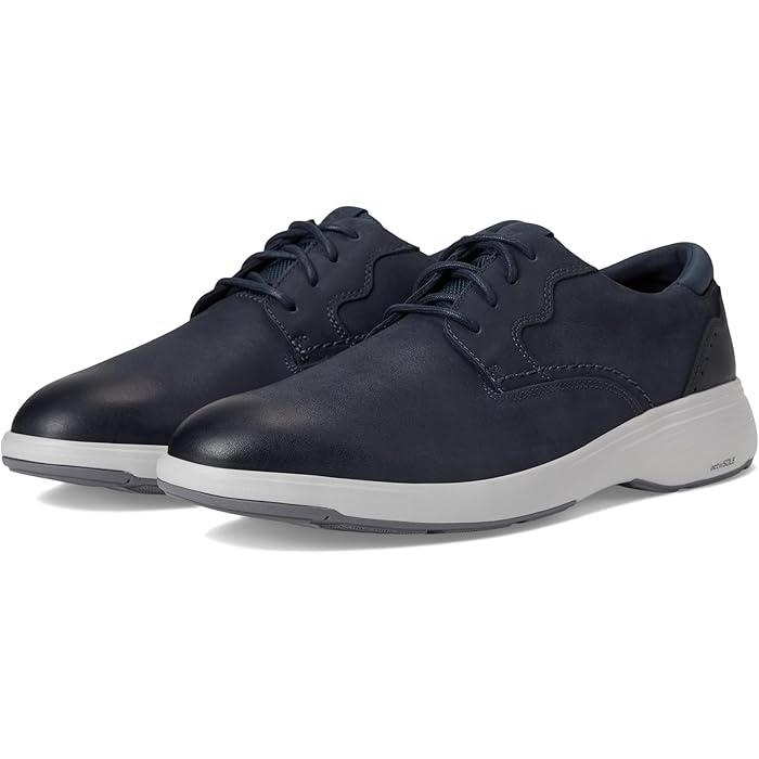 (取寄) ロックポート メンズ ノア プレーン トゥ Rockport men Noah Plain Toe Dark Blue Leather ROCKPORT（ロックポート） (取寄) メンズ ノア プレーン トゥ Rockport