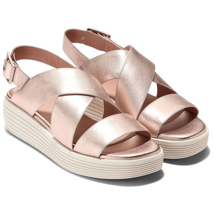 (取寄) コールハーン レディース オリジナルグランド プラットフォーム サンダル Cole Haan women Cole Haan Originalgrand Platform Sandal Rose Gold Talca/Ivory COLE HAAN（コールハーン） (取寄) レディース オリジナルグランド