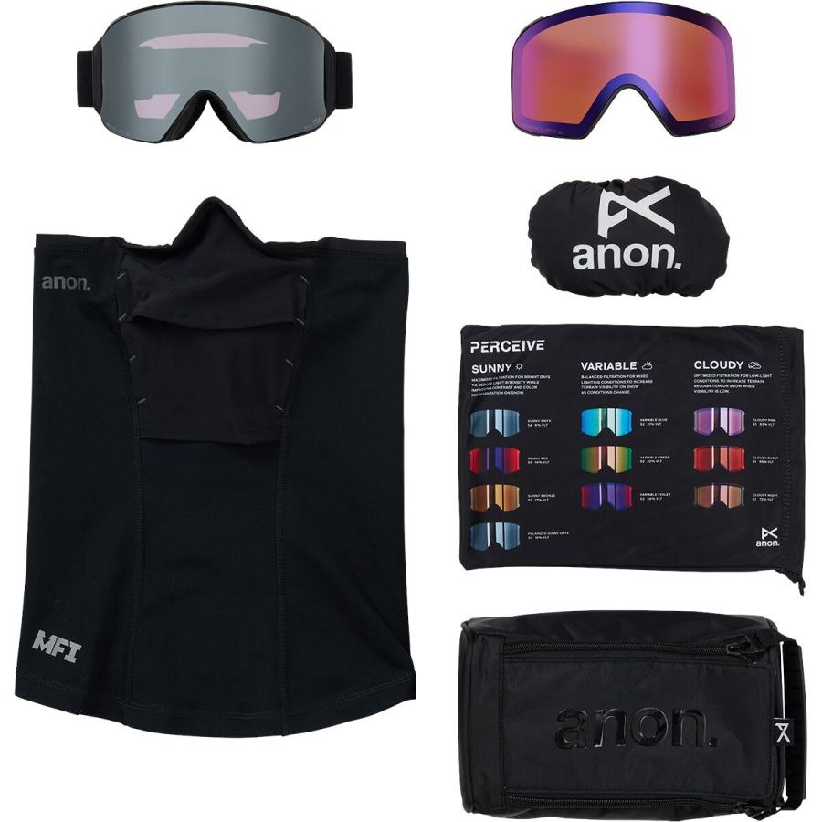 24-25 ANON M4S ゴーグル フェイスマスク ANON M4Sローブリッジ