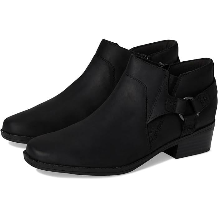 (取寄) クラークス レディース ジェマ Clarks women Danyelle Gema Black Oily Leather Clarks（クラークス） (取寄) レディース ジェマ Clarks women