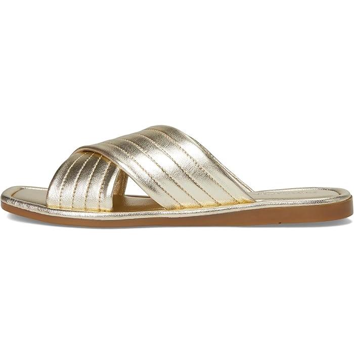 (取寄) セイシェル レディース カレイジ メタリック レザー スライド サンダル Seychelles women Courage llic Leather Slide Sandal Silver 取寄) セイシェル レディース カレイジ レザー スライド サンダル