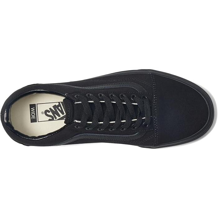 (取寄) バンズ オールド ワイド Vans Vans Old SkoolT Wide Canvas Black/Black VANS（ヴァンズ） P最大17倍1/1限定 (取寄) バンズ オールド ワイド