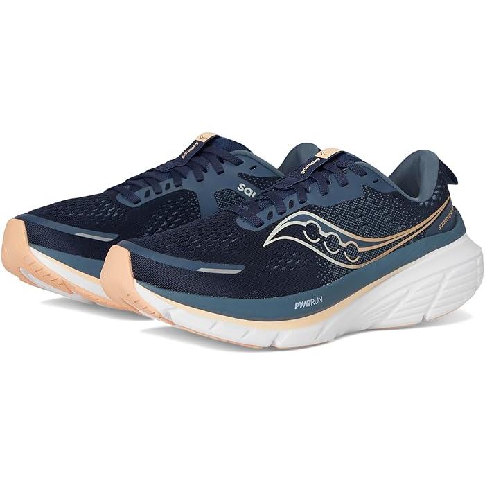 (取寄) サッカニー レディース ガイド 18 Saucony women Guide 18 Navy/Apricot Saucony（サッカニー） (取寄) レディース ガイド 18 Saucony women