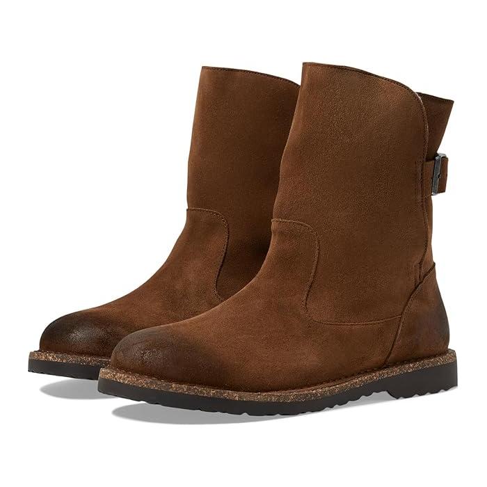 (取寄) ビルケンシュトック レディース ウプサラ シアリング - スエード Birkenstock women Uppsala Shearling - Suede Dark Tea | BIRKENSTOCK