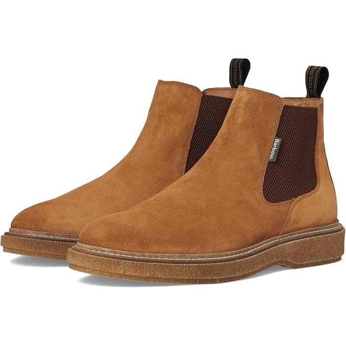 (取寄) バブアー メンズ チェルシー ブーツ Barbour men Tinstone Chelsea Boots Toffee Suede Barbour（バブアー） P最大17倍1/1限定 (取寄) メンズ チェルシー