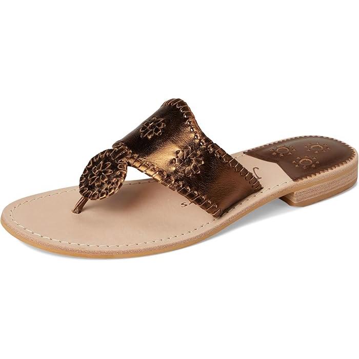 (取寄) ジャック ロジャース レディース ジャックス フラッツ サンダル Jack Rogers women Jacks Flat Sandal Bronze ジャックロジャース（JACK ROGERS） P最大17倍1/1限定 (取寄) ジャック
