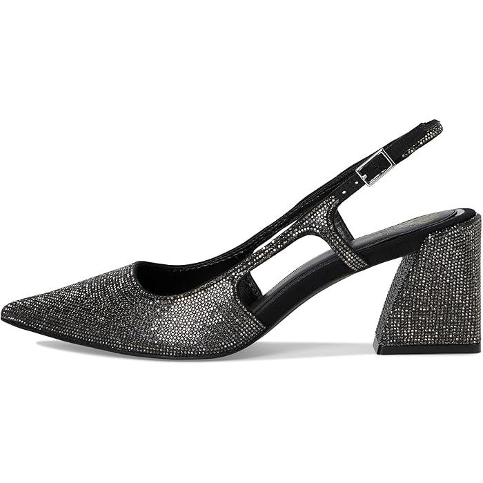 (取寄) ヴィンスカムート レディース ラインストーン ブロック ヒール スリングバック ポンプ Vince Camuto women Vince Camuto Sindreea Rhinestone Block Heel Slingback Pump Anthracite VINCE CAMUTO（ヴィンスカムート） (取寄) レディース ラインストーン