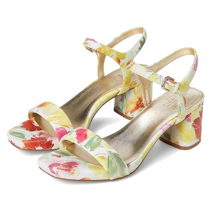 (取寄) ナチュラライザー レディース イジー Naturalizer women Izzy Sunlight Yellow Floral Leather Naturalizer（ナチュラライザー） (取寄) レディース イジー