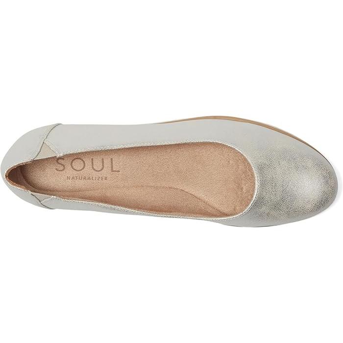 (取寄) ナチュラライザー レディース ソウル アイデア バレエ フラッツ Naturalizer women Soul Idea Ballet Flat Soft Pewter llic Naturalizer（ナチュラライザー） P最大17倍1/1限定 (取寄) レディース