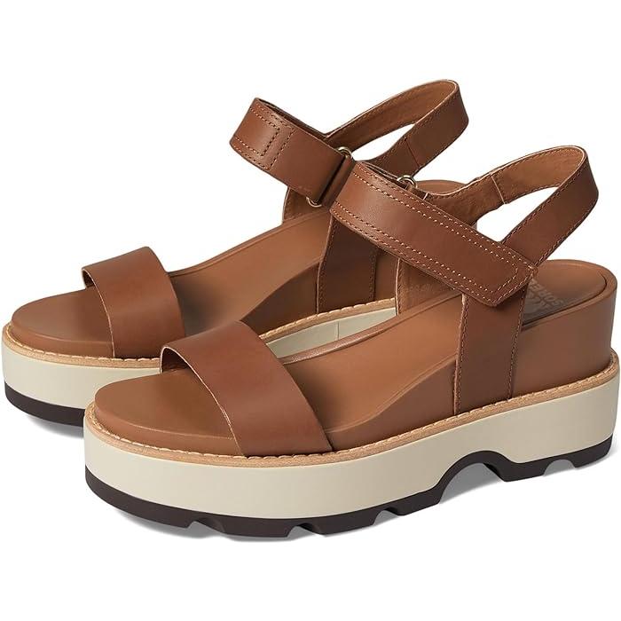 (取寄) ソレル レディース ジョアニー Iv Y ストラップ ウェッジ SOREL women SOREL Joanie IV Y Strap Wedge Velvet Tan/Blackened Brown SOREL（ソレル） P最大17倍1/1限定 (取寄) レディース ジョアニー Iv Y