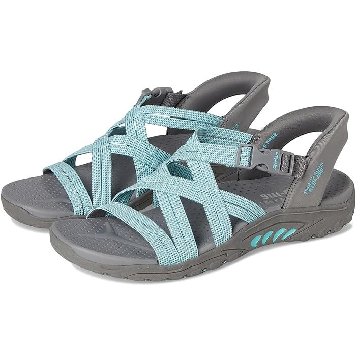 (取寄) スケッチャーズ レディース レゲエ - モーニング ライト SKECHERS women Reggae - Morning Light White/Gray SKECHERS（スケッチャーズ） P最大17倍1/1限定 (取寄) レディース