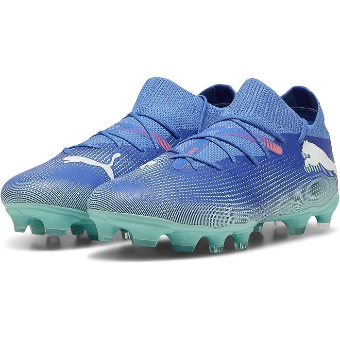 (取寄) プーマ レディース フューチャー 7 マッチ ファーム グランド/アーティフィシャル グランド サッカー クリーツ PUMA women Future 7 Match Firm Ground/Artificial Ground Soccer Cleats Bluemazing-Puma White-Electric Peppermint PUMA（プーマ） (取寄) レディース フューチャー 7 マッチ ファーム