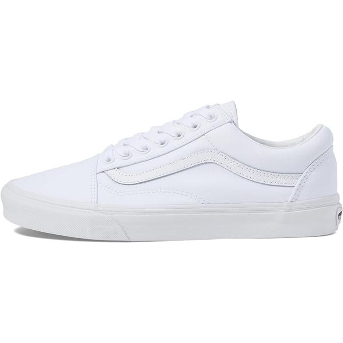 (取寄) バンズ オールド スクール ワイド Vans Vans Old Skool Wide Canvas True White VANS（ヴァンズ） (取寄) バンズ オールド スクール ワイド Vans Old