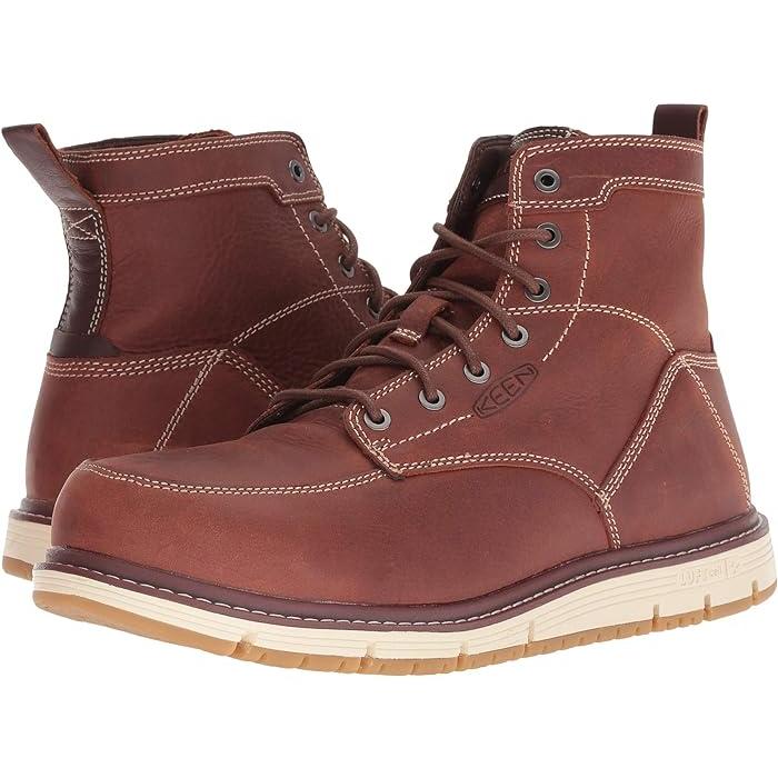 (取寄) キーン ユーティリティ メンズ サン ジョゼ アルミニウム トゥ KEEN Utility men KEEN Utility San Jose Aluminum Toe Gingerbread/Off-White KEEN（キーン） P最大17倍1/1限定 (取寄) ユーティリティ メンズ サン