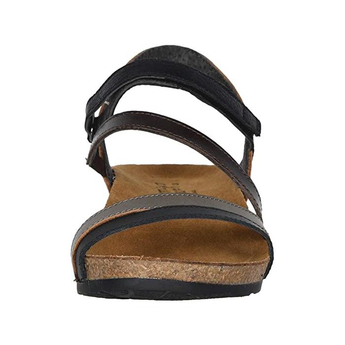 取寄) ナオト レディース ヒーロー Naot women Hero Black Leather