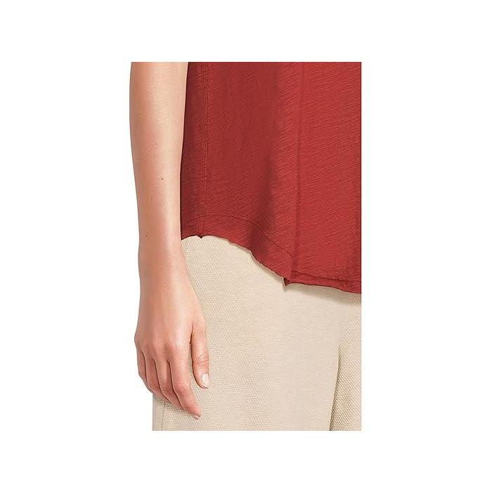 (取寄) モッドオードック レディース V-ネック ショート スリーブ ティー ウィズ カーブ ヘム Mod-o-doc women V-neck Short Sleeve Tee With Curved Hem Spiced Cider 取寄) モッドオードック レディース V-ネック ショート スリーブ