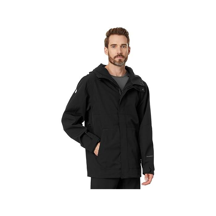 (取寄) ボルコム スノー メンズ ブライトン フル ジップ ジャケット Volcom  men Brighton Full Zip Jacket Black VOLCOM（ボルコム） P最大17倍1/1限定 (取寄) スノー メンズ