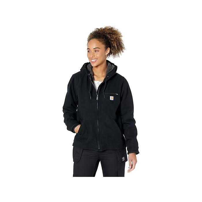 P最大16倍11/12限定 (取寄) カーハート レディース OJ141 シェルパ ライン フーデット ジャケット Carhartt women OJ141