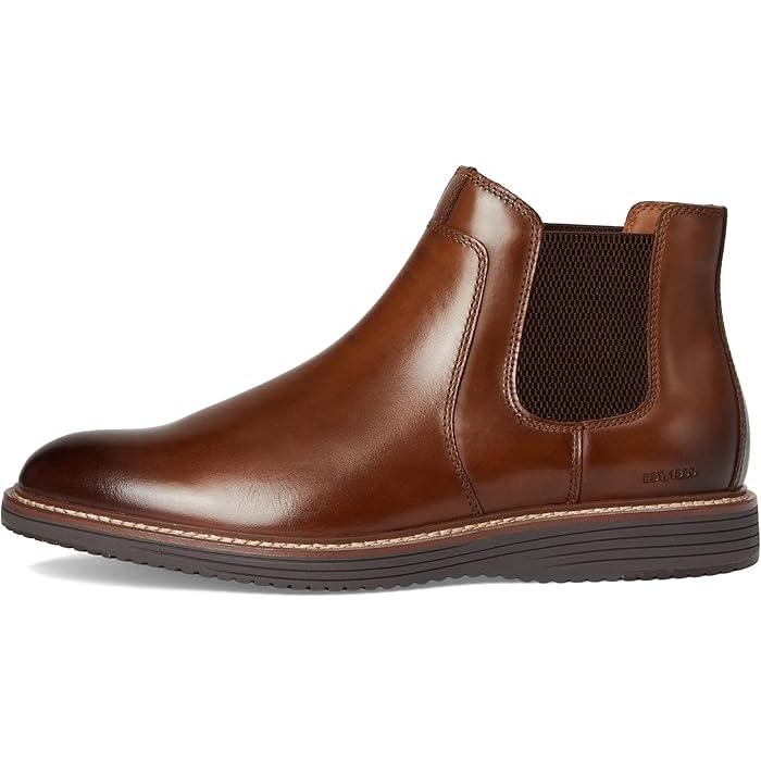 (取寄) ジョンストン&マーフィー メンズ アップトン チェルシー ブーツ Johnston & Murphy men Upton Chelsea Boots Black Full Grain JOHNSTON&MURPHY（ジョンストンアンドマーフィー） (取寄