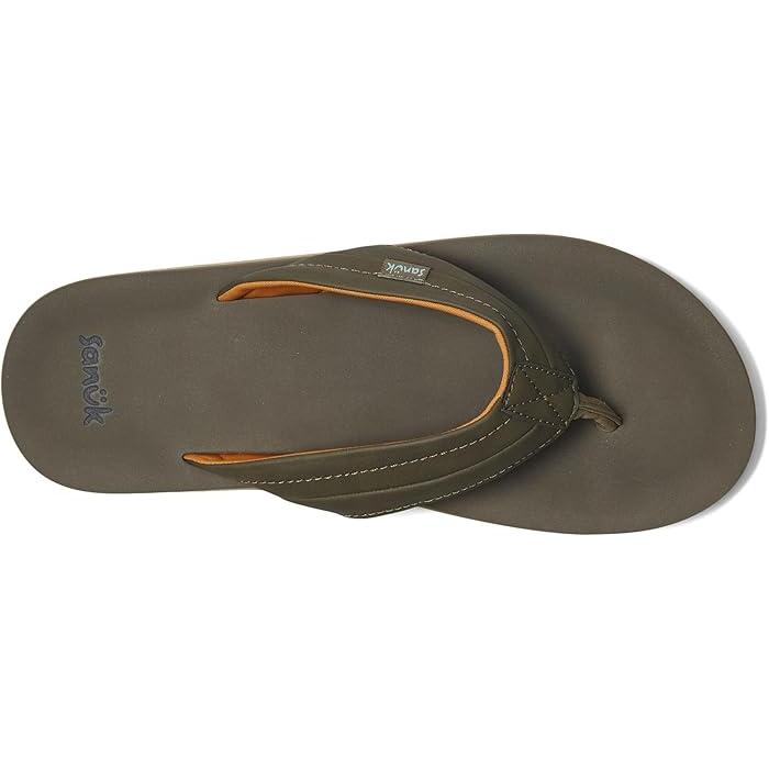 sanuk (取寄) サヌーク メンズ Sanuk men Tiderush Olive : ジェット