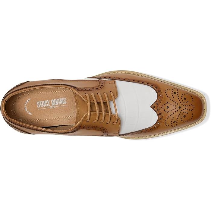 (取寄) ステイシー アダムス メンズ バーモント ウイング ティップ レース-アップ Stacy Adams men Beaumont Wing Tip Lace-Up Black and White P最大17倍1/1限定 (取寄) ステイシー アダムス メンズ バーモント