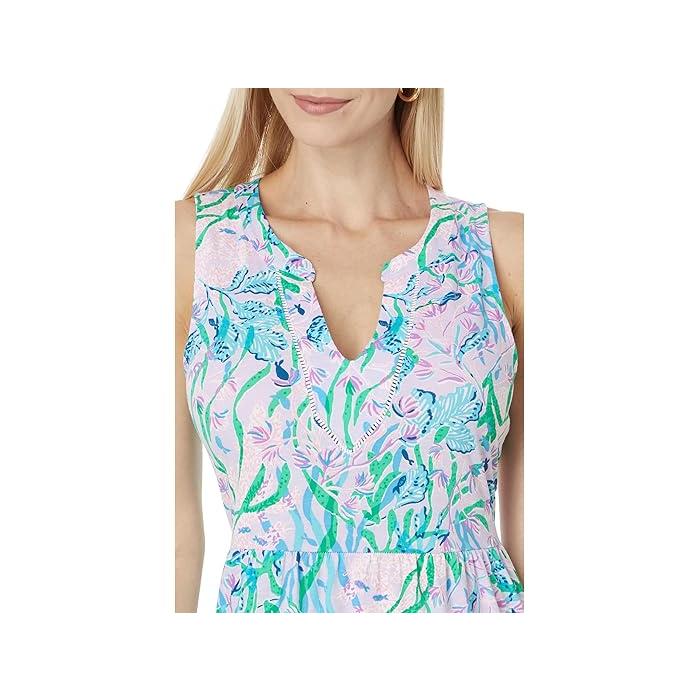 (取寄) リリー ピュリッツァー レディース シー ビュー ボタンダウン Lilly Pulitzer women  Sea View Button-Down Beckon Blue Lilly Pulitzer Sea View Button-Down Beckon Blue MD at Amazon