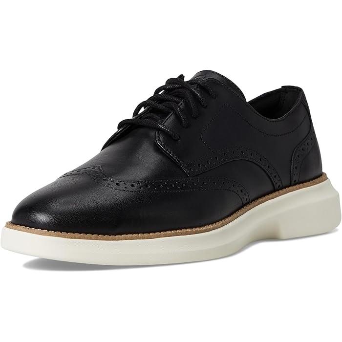 美品✨コールハーン ウイングチップ ブラック グランドオーエス スウェード オリジナルグランド プラットフォーム ウィングチップ