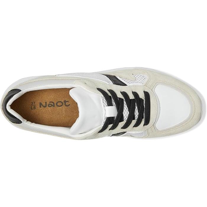 取寄) ナオト レディース コリンズ Naot women Collins Beige/White