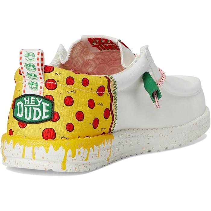 (取寄) ヘイ デュード メンズ ウォーリー ファンク Tmnt ピッツァ Hey Dude men Wally Funk TMNT Pizza White/Red 取寄) ヘイ デュード メンズ ウォーリー ファンク Tmnt ピッツァ Hey