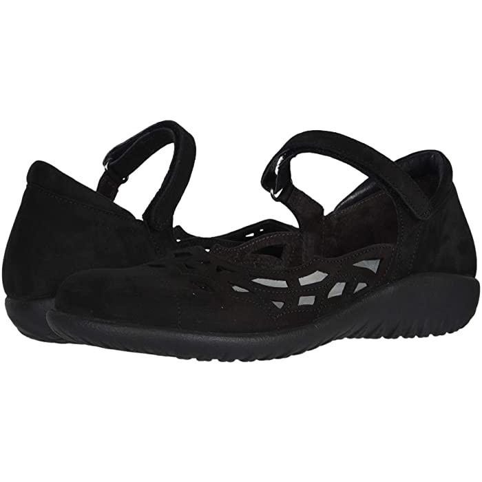 (取寄) ナオト レディース アガシス Naot women  Agathis Black Velvet Nubuck 取寄) ナオト レディース アガシス Naot women Agathis Black Velvet
