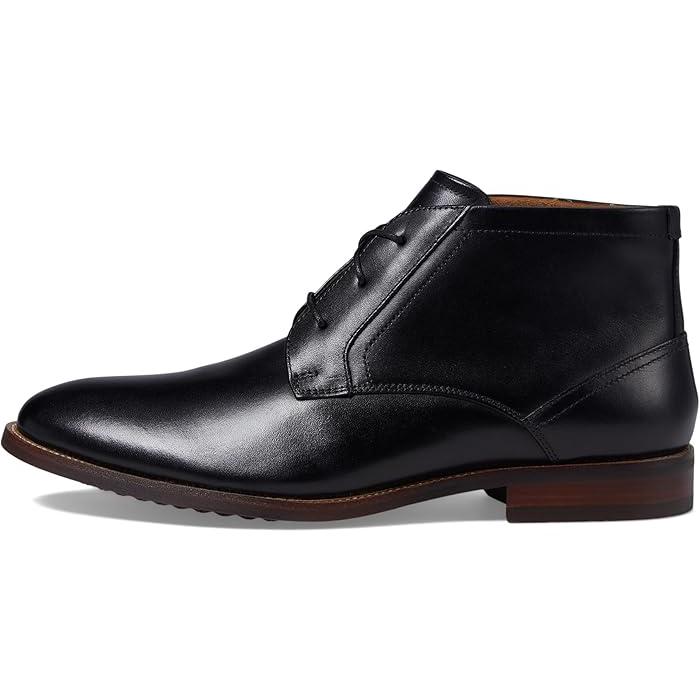 (取寄) フローシャイム メンズ ルッチ プレーン トゥ チャッカ ブーツ Florsheim men Rucci Plain Toe Chukka Boot Black Smooth Florsheim（フローシャイム） (取寄) メンズ ルッチ プレーン トゥ