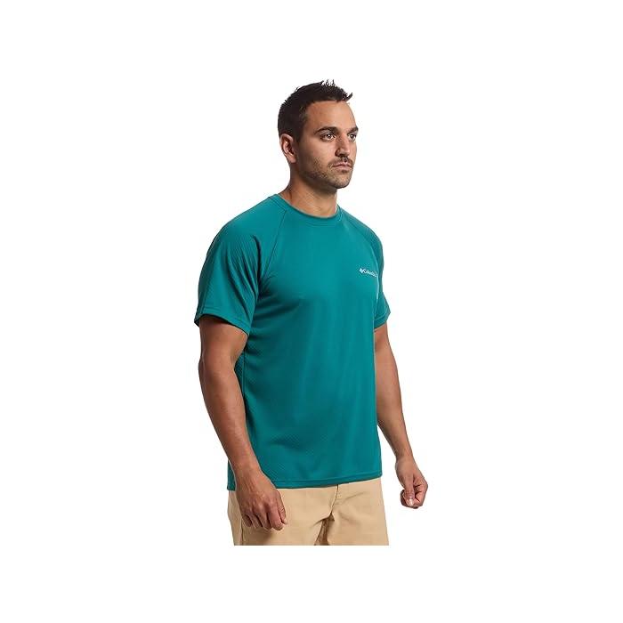 (取寄) コロンビア メンズ アルパイン チル プロ ショート スリーブ クルー Columbia men Alpine Chill Pro Short Sleeve Crew  Blue Columbia（コロンビア） (取寄) メンズ アルパイン チル プロ ショート