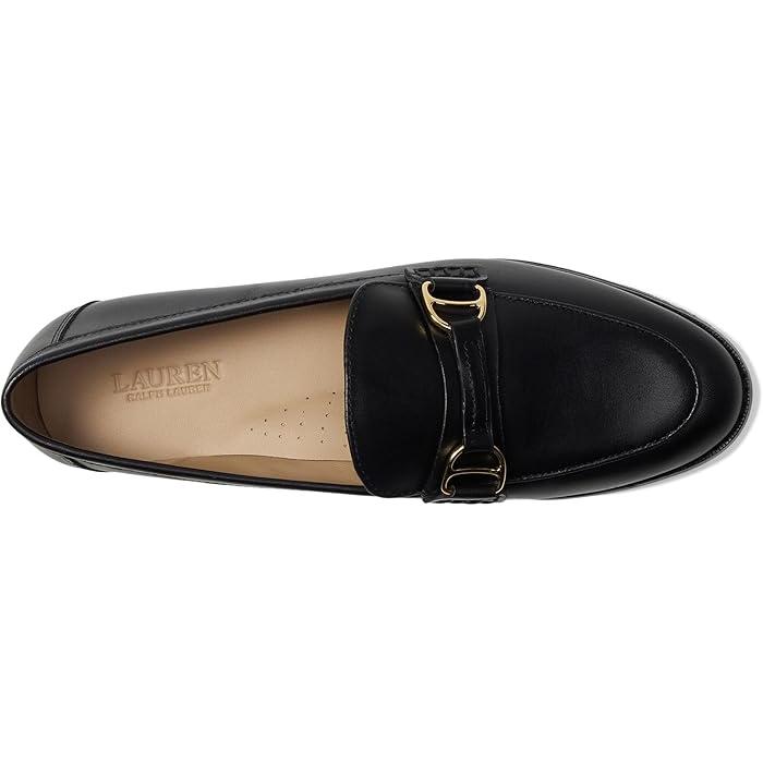 (取寄) ローレン ラルフローレン レディース ターシャ レザー ローファーズ Lauren Ralph Lauren women Tasha Leather Loafers Black LAUREN RALPH LAUREN（ローレン ラルフローレン） (取寄) ローレン