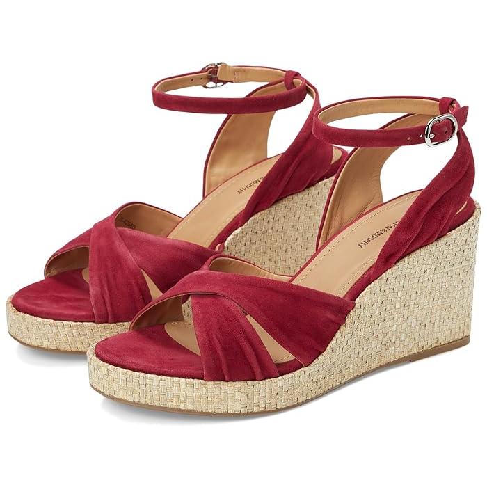 (取寄) ジョンストン&マーフィー レディース マルシア クロス-バンド サンダル Johnston & Murphy women Marcia Cross-Band Sandal Red JOHNSTON&MURPHY（ジョンストンアンドマーフィー） (取寄