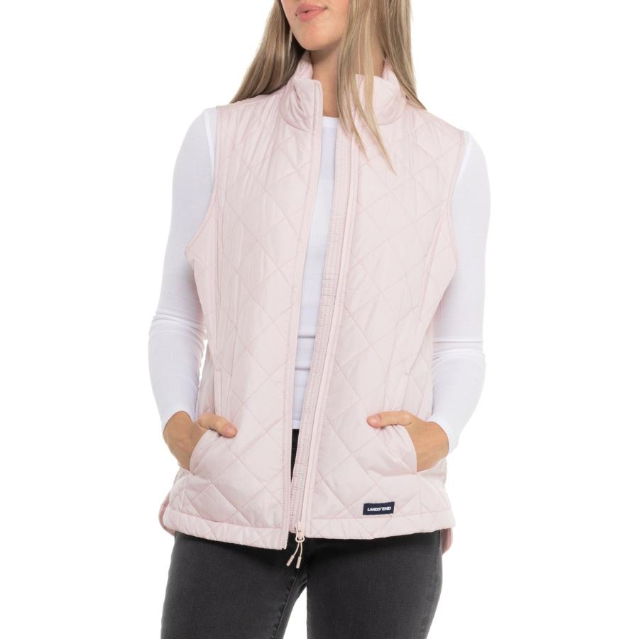 (取寄) ランズエンド エブリデイ ライトウェイト パファー ベスト - インサレーテッド Lands' End Everyday Lightweight Puffer Vest - Insulated Green Multi ランズエンド（LANDS' END） P最大17倍1/1限定 (取寄) エブリデイ