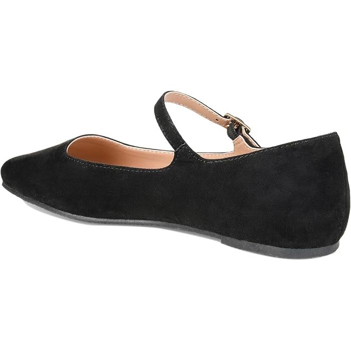 (取寄) ジュルネ コレクション レディース キャリー フラッツ Journee Collection women Carrie Flat Black 取寄) ジュルネ コレクション レディース キャリー フラッツ Journee