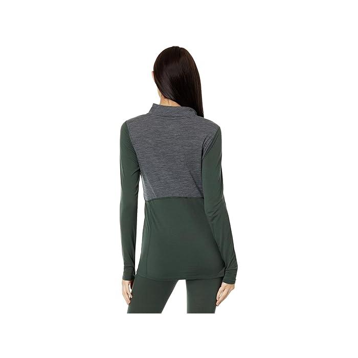 (取寄) ホットチリ レディース クリマ-ウール ジップT Hot Chillys women Hot Chillys Clima-Wool Zip-T Grey Heather/Black P最大17倍1/1限定 (取寄) ホットチリ レディース クリマ-ウール ジップ