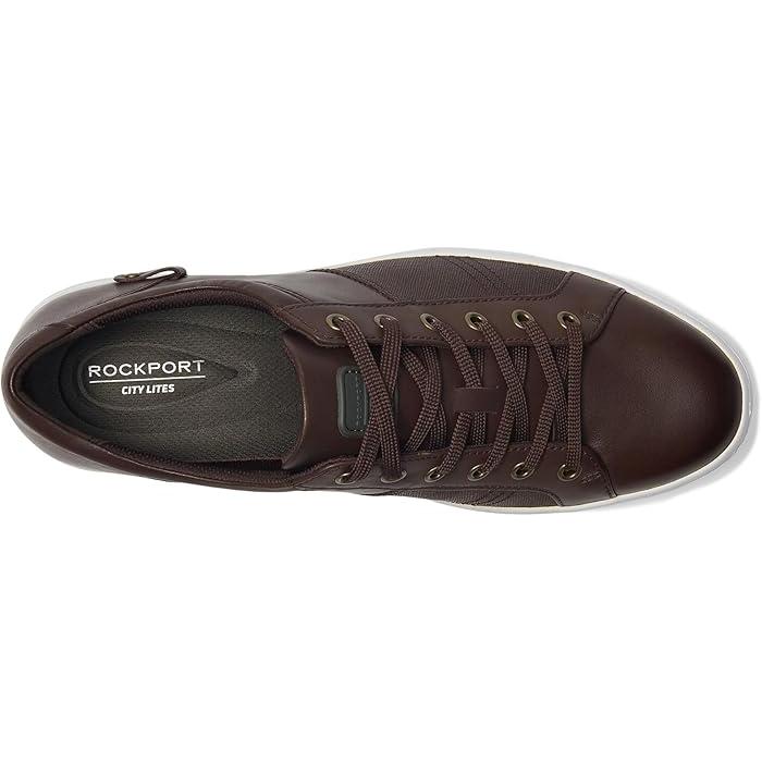 (取寄) ロックポート メンズ コレ タイ Rockport men Colle Tie Dark Brown Leather ROCKPORT（ロックポート） P最大17倍1/1限定 (取寄) メンズ コレ タイ