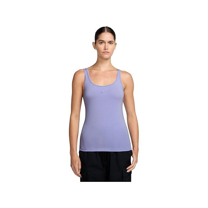 (取寄) ナイキ レディース スポーツウェア チル ニット タンク トップ Nike women Sportswear Chill Knit Tank Top Lilac Ice NIKE（ナイキ） P最大17倍1/1限定 (取寄) レディース スポーツウェア