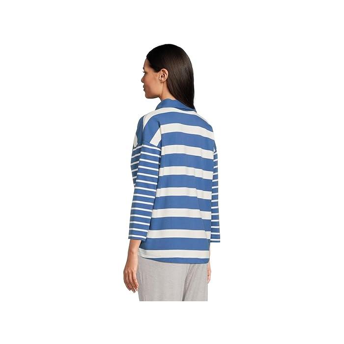 (取寄) エルエルビーン レディース ヘリテージ マリナー スプリットネック ポロ ブロック ストライプ L.L.Bean women Heritage Mariner Split-Neck Polo Blocked