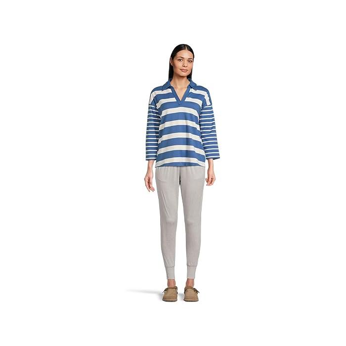 (取寄) エルエルビーン レディース ヘリテージ マリナー スプリットネック ポロ ブロック ストライプ L.L.Bean women Heritage Mariner Split-Neck Polo Blocked