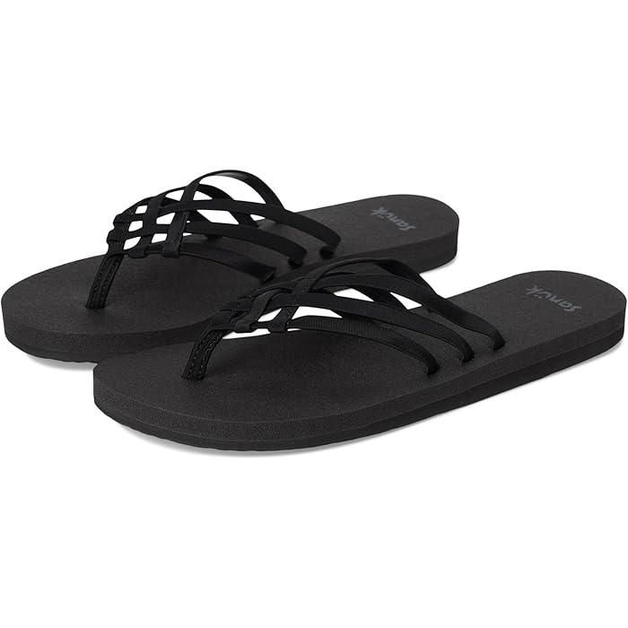 (取寄) サヌーク レディース ヨガ サンディー Sanuk women Yoga Sandy Black sanuk（サヌーク） P最大17倍1/1限定 (取寄) レディース ヨガ