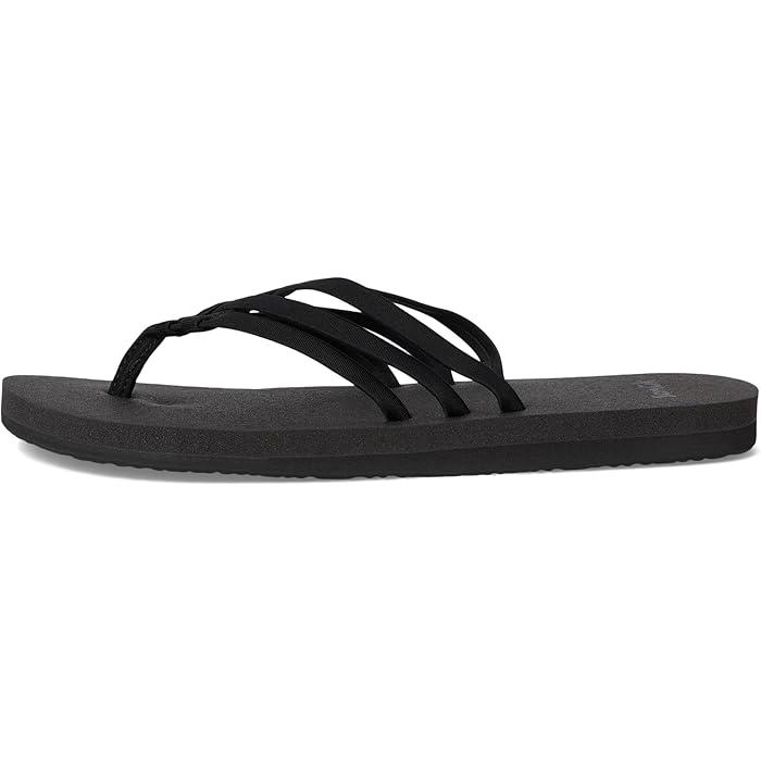 (取寄) サヌーク レディース ヨガ サンディー リ Sanuk women Yoga Sandy II Black sanuk（サヌーク） P最大17倍1/1限定 (取寄) レディース ヨガ