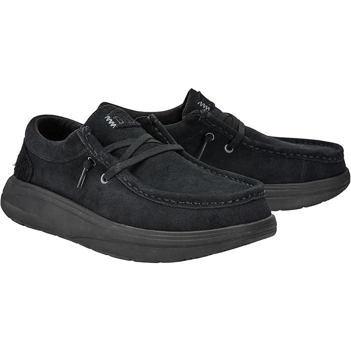 (取寄) ヘイ デュード レディース ウェンディ コンファ スエード Hey Dude women Hey Dude Wendy COMF Suede Black P最大17倍1/1限定 (取寄) ヘイ デュード レディース ウェンディ