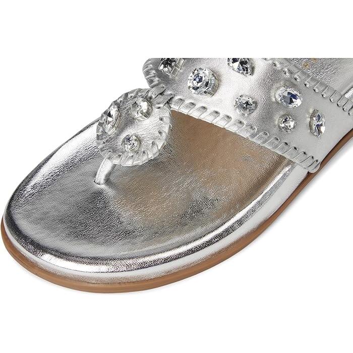 (取寄) ジャック ロジャース レディース ジャックス スポーツ ジュエルド サンダル Jack Rogers women Jacks Sport Jeweled Sandals Jacks Platinum ジャックロジャース（JACK ROGERS） P最大17倍1/1限定 (取寄) ジャック