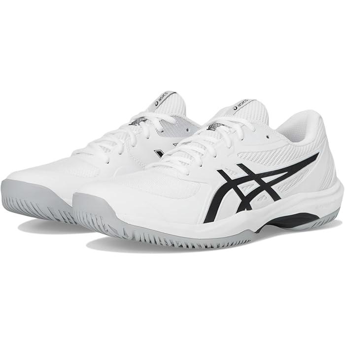 (取寄) アシックス メンズ ゲーム FF テニス シューズ ASICS men Game FF Tennis Shoes White/Black ASICS（アシックス） (取寄) メンズ ゲーム FF テニス シューズ ASICS