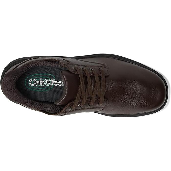 取寄) オルソフィート メンズ クロード Orthofeet men Claude Brown