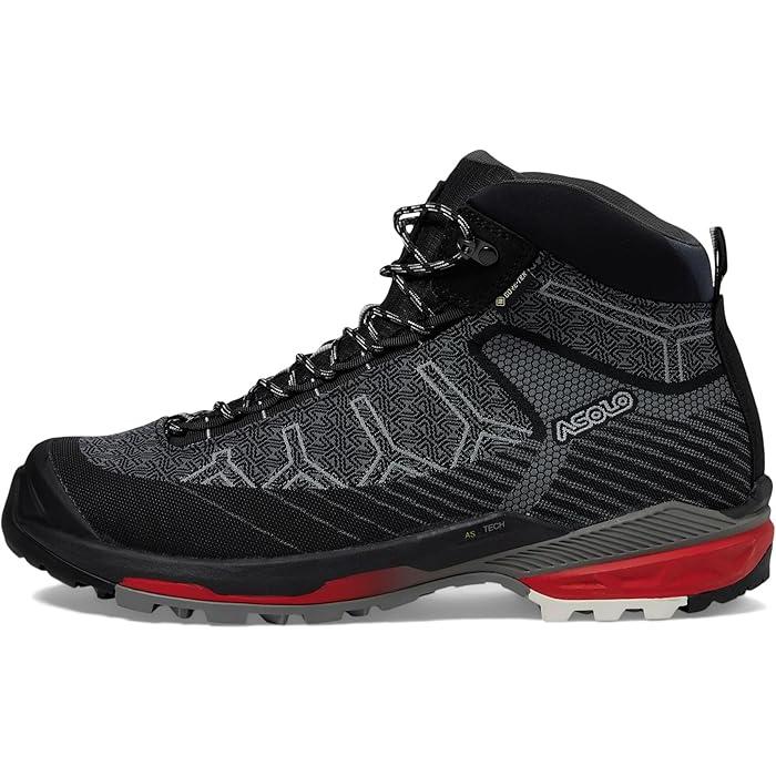 (取寄) アゾロ メンズ ファルコン エボ ジャカード GV Asolo men Falcon EVO Jaquard GV Black/Red Asolo（アゾロ） P最大17倍1/1限定 (取寄) メンズ ファルコン エボ