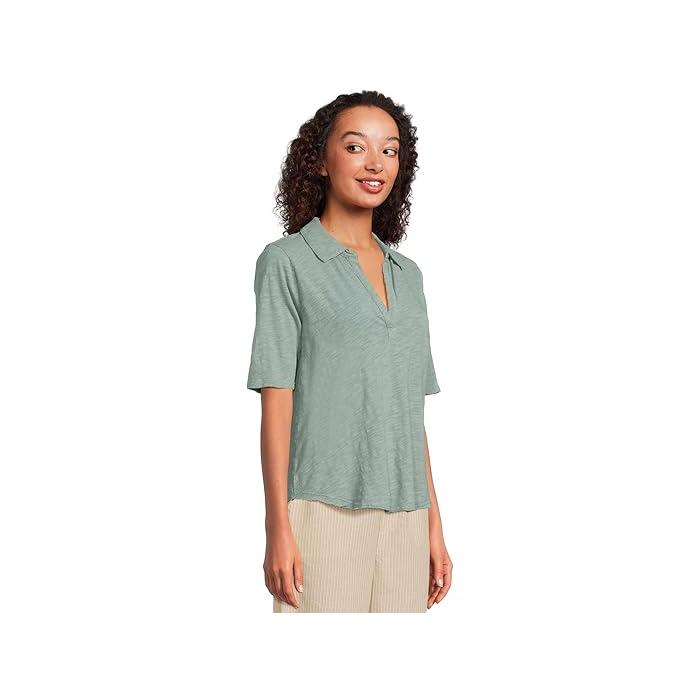 (取寄) モッドオードック レディース ハーフ スリーブ ポロ ティー Mod-o-doc women Half Sleeve Polo Tee Gris Mist 取寄) モッドオードック レディース ハーフ スリーブ ポロ ティー Mod