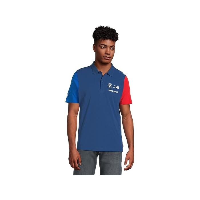 (取寄) プーマ メンズ BMW M モータースポーツ エッセンシャル ポロ PUMA men BMW M Motorsport Essentials Polo Pro Blue-M Color PUMA（プーマ） P最大17倍1/1限定 (取寄) メンズ BMW M モーター